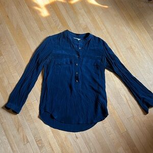 100% silk blouse